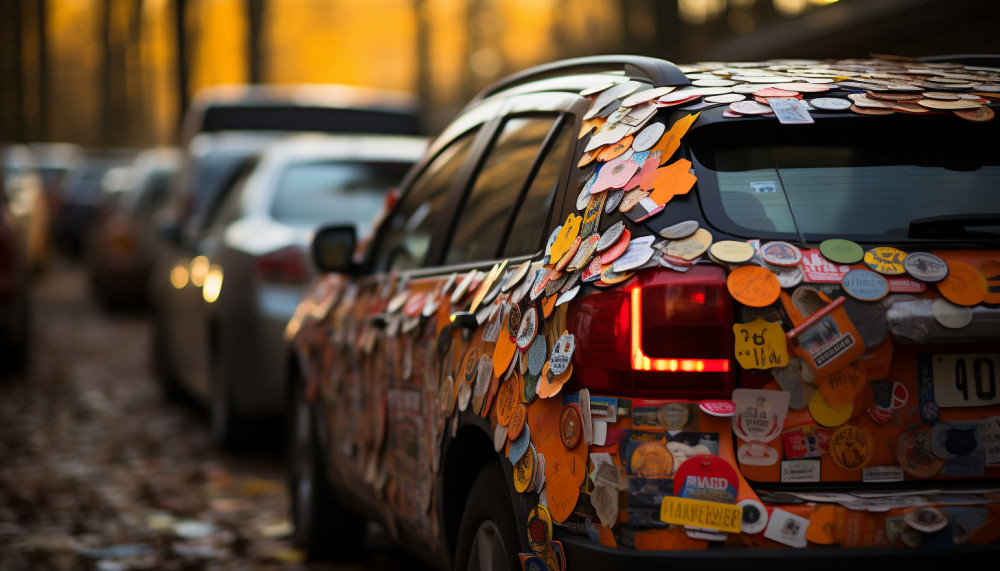 Quels types de stickers peut-on coller sur sa voiture ?